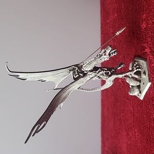 1988 Ral Partha, Red Dragon of Krynn and Dragon Knight Rider. PP 836.